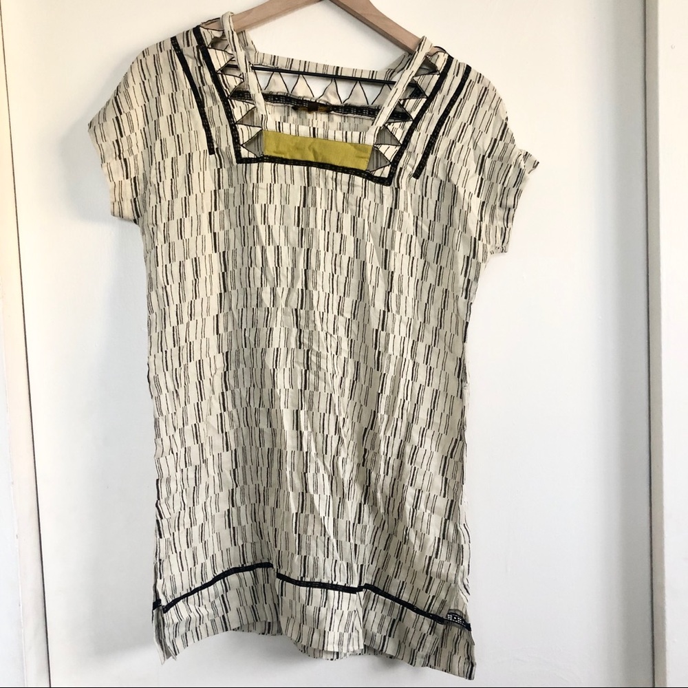 Anthropologie Vineet Bahl Cutout Vogel Tunic